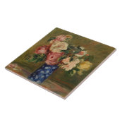 Carreau Pierre Auguste Renoir Bouquet bleu rose Rose (Côté)