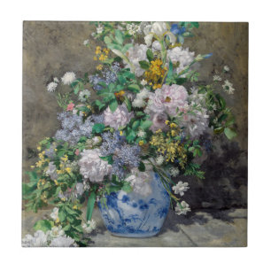 Carreau Pierre-Auguste Renoir - Bouquet de printemps