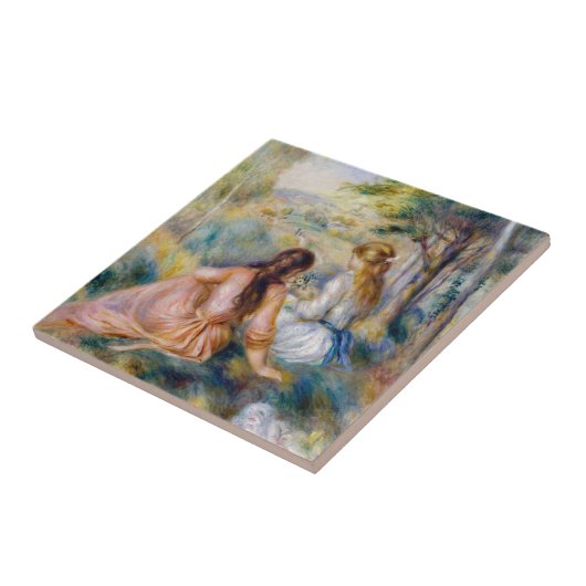 Carreau Pierre-Auguste Renoir - Dans le pré (Côté)