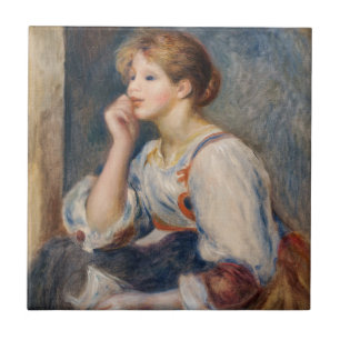 Carreau Pierre-Auguste Renoir - Femme avec une lettre