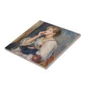 Carreau Pierre-Auguste Renoir - Femme avec une lettre (Côté)