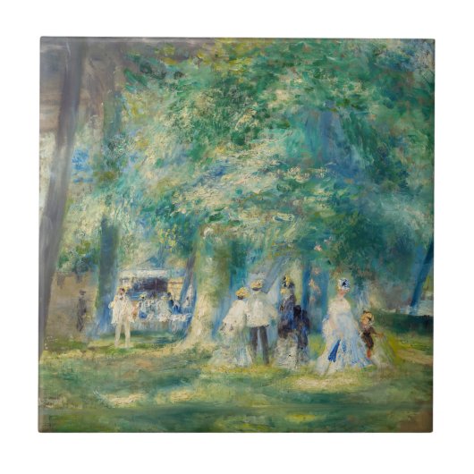 Carreau Pierre-Auguste Renoir - La fête à Saint-Cloud (Devant)