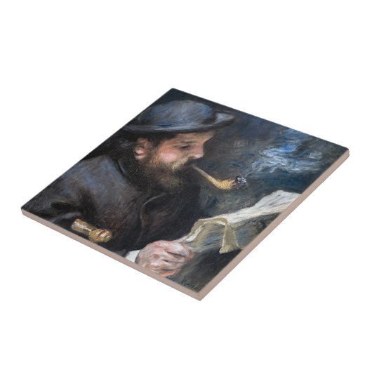 Carreau Pierre-Auguste Renoir - Lecture Claude Monet (Côté)