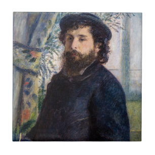 Carreau Pierre Auguste Renoir - Portrait de Claude Monet