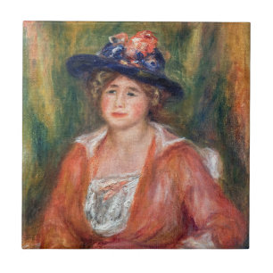 Carreau Pierre-Auguste Renoir - Portrait de femme assise