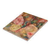 Carreau Pierre-Auguste Renoir - Roses (Côté)