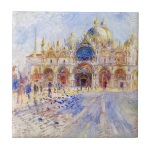 Carreau Pierre-Auguste Renoir - Venise, Piazza San Marco