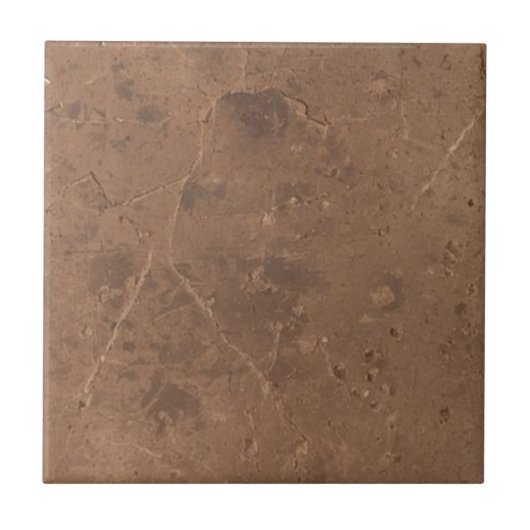 Carreau Pierre brune vintage rustique simple impression ru (Devant)