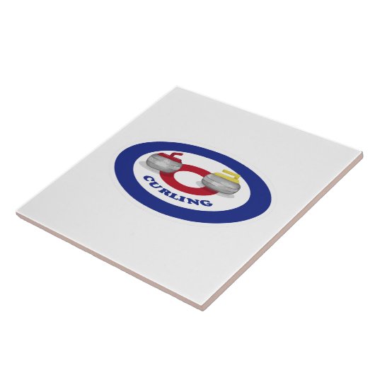 Carreau Pierre de curling (Côté)