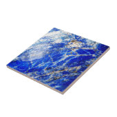 Carreau Pierre de marbre bleu moderne et chic (Côté)