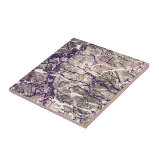Carreau Pierre de marbre pourpre (Côté)