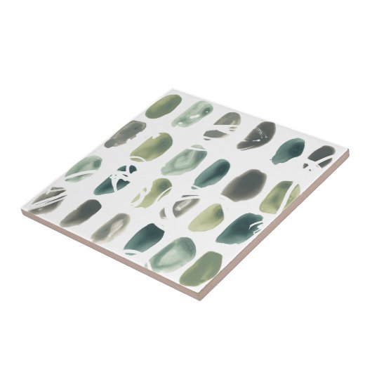 Carreau Pierre de rune - Vert (Côté)