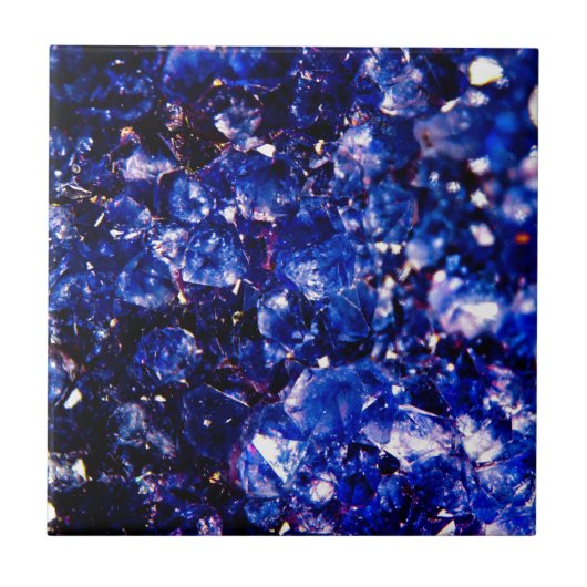 Carreau Pierre en cristal bleue (Devant)