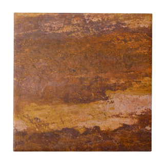 Carreau Pierre grenue de roche sédimentaire de grès rouge