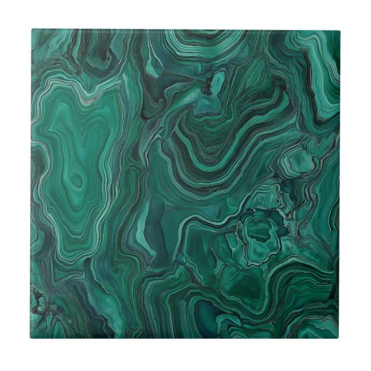 Carreau Pierre verte de Malachite (Devant)