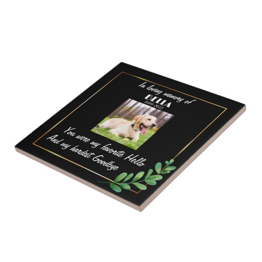 Carreau Pierres commémoratives de chien Perte de Pierre de (Côté)