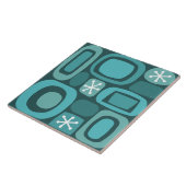 Carreau Pierres de terrain de l'âge atomique Turquoise (Côté)
