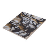 Carreau Pierres en marbre noir or Carrelage en céramique (Côté)