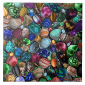 Carreau Pierres polies colorées (Devant)