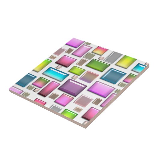 Carreau Pierres précieuses et mère de perle (Côté)