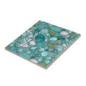 Carreau Pierres Turquoise Carrelage céramique (Côté)