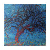 Carreau Piet Mondrian, Soirée : Arbre Rouge (Devant)