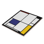 Carreau Piet Mondrian, Tableau 1 (Côté)