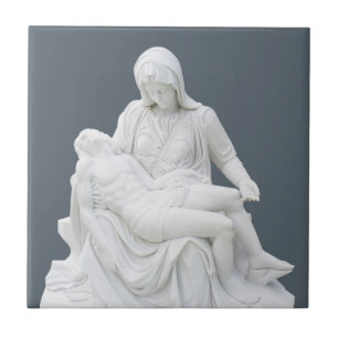 Carreau Pieta sculptée