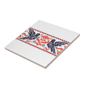 Carreau Pigeons en couple (Côté)