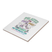 Carreau Pilates de licorne et poussière de pixie typograph (Côté)