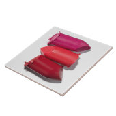 Carreau Pile de rouge à lèvres cassé (Côté)