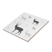 Carreau Pilote à lancer en silhouette blanche et noire (Côté)