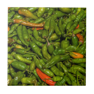 Carreau Piments à vendre au marché