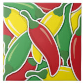 Carreau Piments piment clair de circulation funeste (Devant)