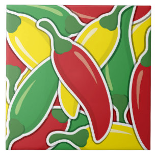 Carreau Piments piment clair de circulation funeste