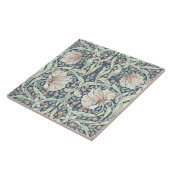 Carreau Pimpernel de Nouveau, William Morris, pastels rose (Côté)