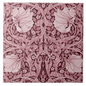 Carreau Pimpernel Maroon, William Morris (Devant)