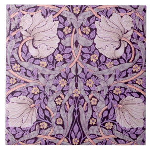 Carreau Pimpernel Purple, William Morris