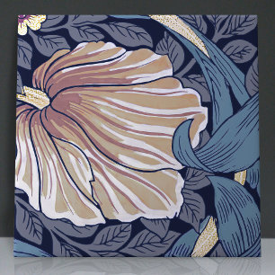 Carreau Pimpernel sans soudure 10 sur 12 Dusty Bleu Chaud 