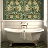 Carreau Pimpernel sans soudure 11 de 12 Faux Gold & Sage G