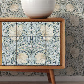 Carreau Pimpernel sans soudure 12 sur 12 Faded Blue Yellow