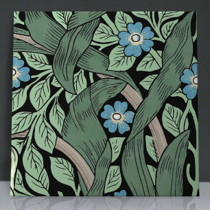 Carreau Pimpernel sans soudure 2 de 12 Sage Vert Bleu
