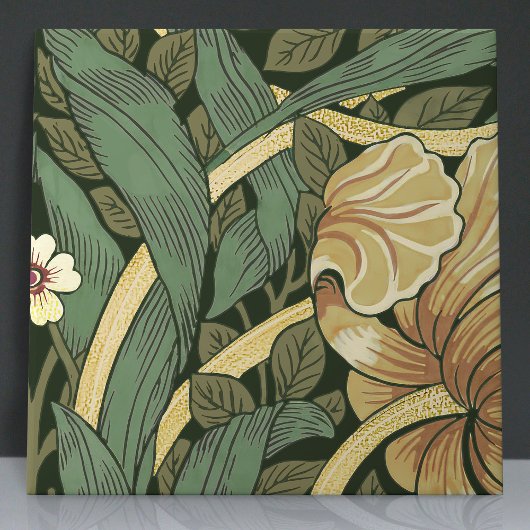 Carreau Pimpernel sans soudure 3 de 12 Faux Gold & Sage Gr