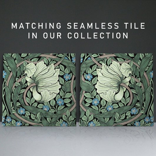Carreau Pimpernel Seamless 1/2 William Morris Arts Craft