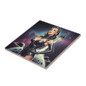 Carreau Pin-up Vintage Espace (Côté)