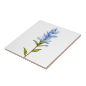 Carreau Pinceau indien en bleu (Côté)