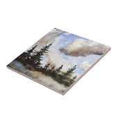 Carreau Pine Tree Cloudy Day Tile (Côté)