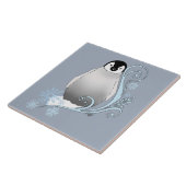 Carreau Pingouin Art Nouveau Snowflakes (Côté)