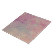 Carreau Pink and Aqua Marble Style Decorative Tile (Côté)