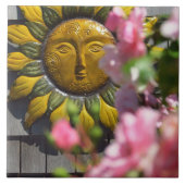 Carreau Pink Flowers and Sun - Martha's Vineyard (Devant)